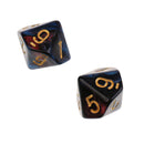 10pcs 10 Sided Dice D10 Polyhedral Dice for Dungeons and Dragons Table Games Red