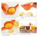 Manual Juice Extractor Aluminium Alloy Hand Press Juicer Mini Travelling Ca P7B2
