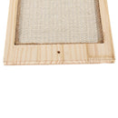 Pet Cat Kitten Wooden Scratch Plate Scratcher Pad Seize Catch Board Mat S