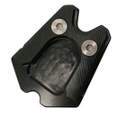 Motorcycle Side Kickstand Pad Enlarger for Vespa GTS GTV 300ie 3Vie Black