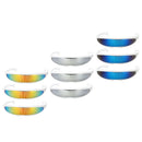 9 Pieces Futuristic  Mirrored Sunglasses Narrow Shield Party Eyewear