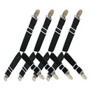 4pcs Sheet Fasteners Bed Sheet Buckle Table Cloth Clip Anti-Move Band