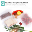 7pcs Reusable Food Sealed Bag Leakproof Kitchen Snacks Storage Organizer