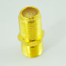 5 Pcs F-Type Female to Female Coaxial Barrel Coupler Adapter Connector