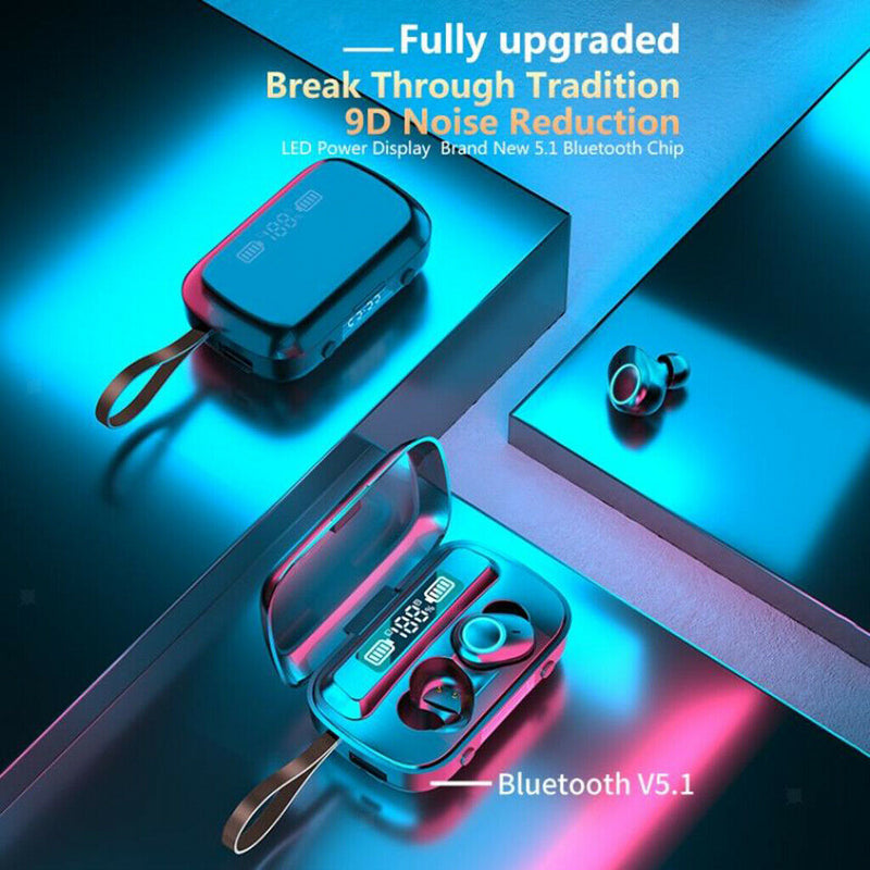Wireless Earbud with Mic Noise Cancelling Bluetooth Earbuds V5.1 Touch Control