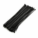 200 nylon clips 2.5 x 80 mm - black