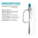 Portable Power Transfer Battery Pump Hand Fuel Pumps Electric Battery Opera K6Y8