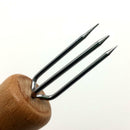 4 pcs Stainless Steel Corn On The Cob Skewers BBQ ngs Sweetcorn Holder Fork Q9B2