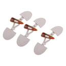 3x Retro Style Beige Leather Horn Toggle Buttons Duffle Coat Craft Decor DIY