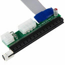 PCI-E Extention Cable Express Riser Card Adapter Flex Ribbon 1X To 16X Powe