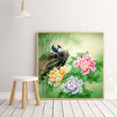 5D DIY Full Round Drill Diamond Painting Peony Art Cross Stitich for Decor