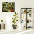 Hand Painted Artwork Frameless DIY Village House Painting By Numbers Craft