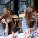 Automatic Rhinestone French Barrettes Large Hair Clip Hairpin Hair Accessory