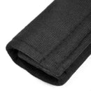 Seatbelt Strap Cover - 2 Car Seat Belt Comfort Pads with Hook and Loop - Bl