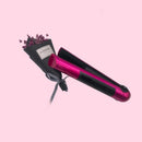 Hair Straightener Curler Crimper Usb Charge Led Wave Iron Waterproof, Rose