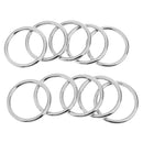 20pcs 2.5cm 3cm Mental Silvery O Ring Buckle for Strap Bags Keychian Decor