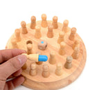 Kids Wooden Memory Match Stick Chess Game Educational Toys Gift