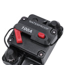 12V/24V Car Marine Audio Fuse Holder 100A Manual Reset Circuit Breaker