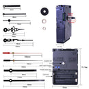 Ticking Clock Movements with 3 Pack Different Size Clock Hands, DIY Repair Parts