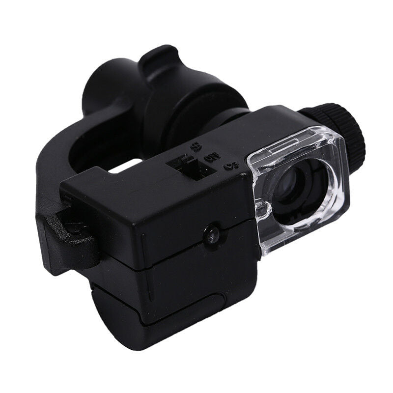 universal mobile phone microscope lens 90x optical zoom magnifier led lights ME