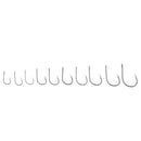 Pack 500pcs Catfish Hook Barbed High Carbon Steel Fishing Hooks Size 3
