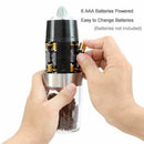 Electric Pepper Grinder or Salt Grinder Mill with Adjustable Coarseness Cer