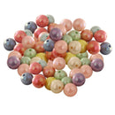 92pcs Assorted Round Acrylic Spacer Beads for Jewelry Making Beading 10mm