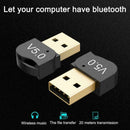 Bluetooth V5.0 Wireless USB Mini Dongle Adapter For Windows Top PC Laptop Phone