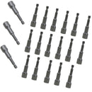 20Pcs Hex Socket Sleeve Nozzles Nut Driver Drill Bit Hex Power 10mm