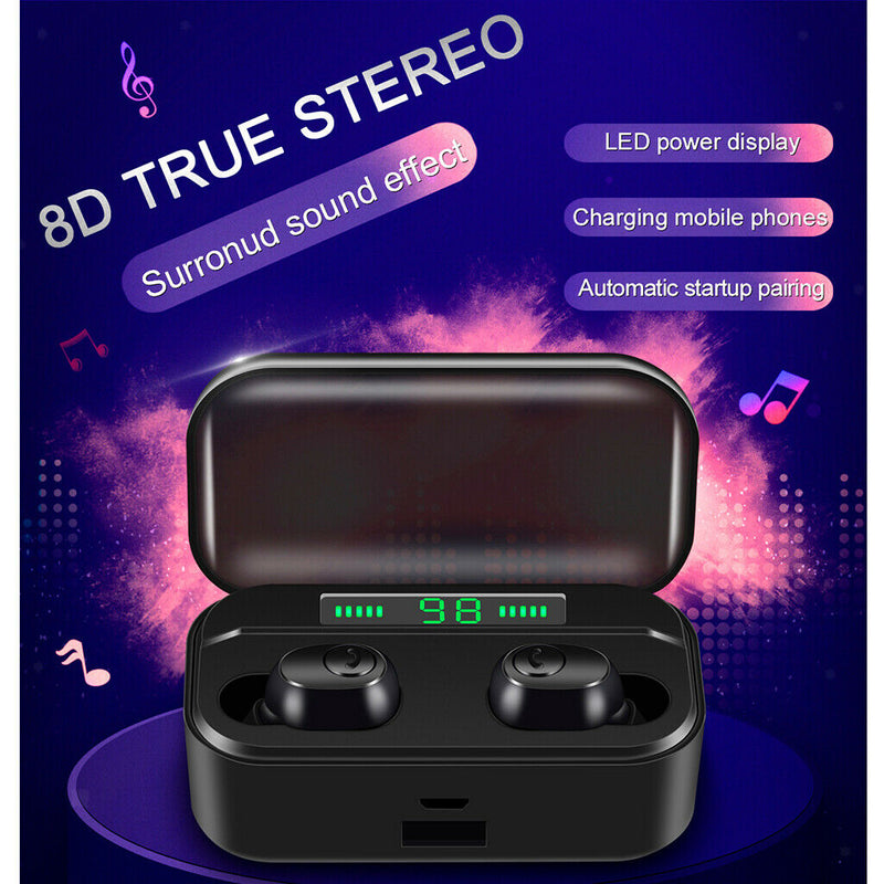 G6s  Wireless Bluetooth 5.0 Super Bass Earphone Headset Headphone