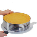 Adjustable Cake Cutter Round Shape Bread Cake Layered Slicer Mold Ring Tool ATME