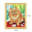 Poodle Dog 5D Round Diamond Painting Cardboard â€‹Embroidery DIY Cross Stitch