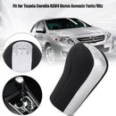 5 Speed Leather Manual Car Gear Shift Knob Shifter Stick Universal Lever