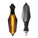 2x Motorcycle Flowing LED Turn Signal Indicator Blinker Light Lamp 12V Modern