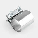 1Pcs Car Modification Stainless Steel 2.5 inch 63mm Exhaust Pipe Clamp FWZ