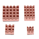 4X/set Metal Copper Heatsink Passive Cooling Pad Radiator for Raspberry Pi S.kz