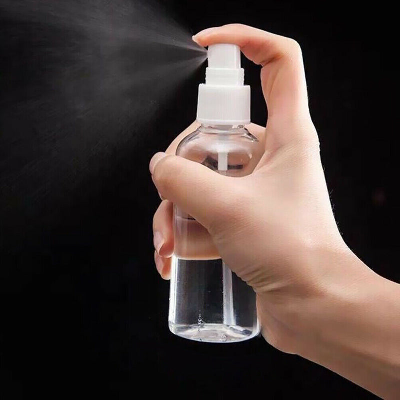 Plastic Transparent Refillable Empty Spray Bottle Perfume Sprayer (30ml) A