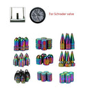 4pcs Metal Schrader Tire Valve Caps Bike Motorcycle Dust Cover Grenade