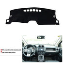 Car Dashmat Dashboard Cover Sun Mat Non-Slip Dash Board Cover Pad for Jeep  X3E7
