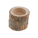 10 Pieces Tree Stump Candle Holder Tea Light Candlestick Church 5cm+6cm