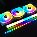 120mm 6Pin RGB Chassis Cooling Fan 5V 3Pin ARGB Quiet Radiator Heatsink Cooler