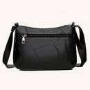 Fashion Women Splicing PU Rabbit Shoulder Bag Multi-pocket Messenger Purse