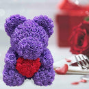 Heart Bear Rose PE Foam Soap Flower Bear Birthday Valentine Day Xmas Gifts