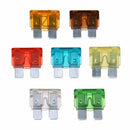 Car Blade Fuse Set 120pcs Standard Assorted Fuses + 10 Inline Fuse Holders
