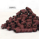100x 80/120/320 Grit Drum Sanding Bands Kit Fit Rotary Tool +2x 1/4" Mandrels YM