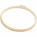 Embroidery Circle Set Hoops Cross Hoop Ring Wooden Round Adjustable Bamboo