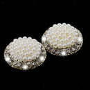 5x Round Crystal Shank button for Wedding/Dress/Craft Sewing Acessories 23mm