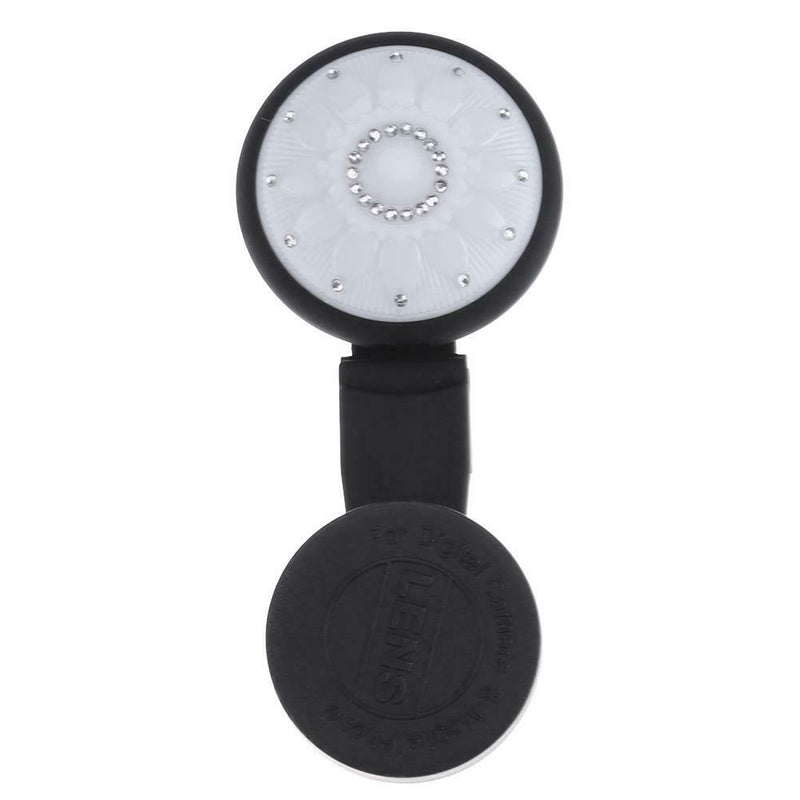 4600k Selfie Flash Light Filling 8 LED with Clip Wide Angle Lens Macro Lens