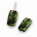 Camouflage Car Key Chain Case Silicone 3 Button Flip Remote Shell Cover For Q6Y4