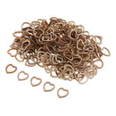 250pc Wooden MINI HOLLOW HEART Embellishments wedding craft card scrapbooks